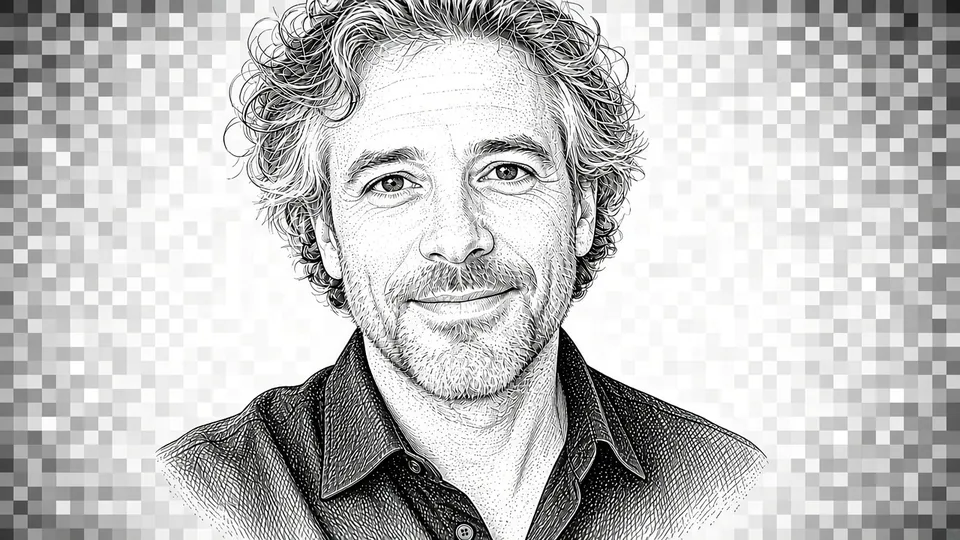 Illustrated portrait of Christopher McAllister